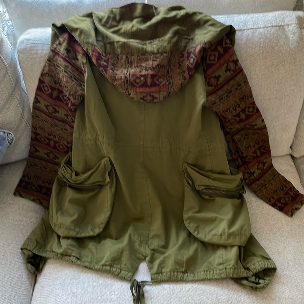Free People coat army green